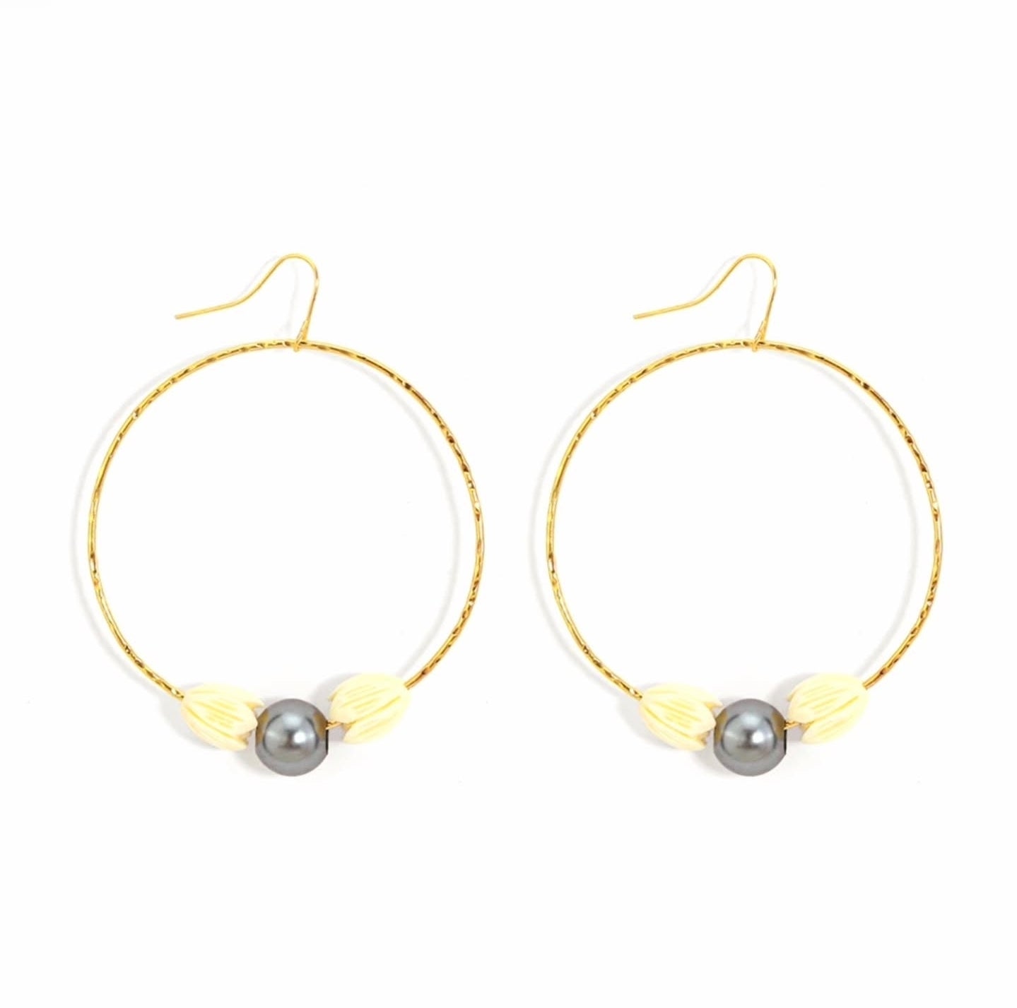 Pikake Pearl Hoop